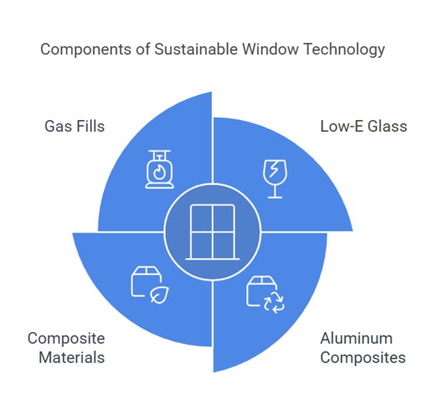 components of sustainable window technology